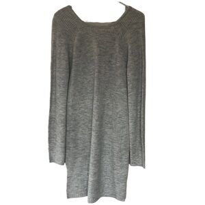 Hem & thread twist back sweater dress. Light gray. Women’s L. NWT.